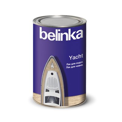 Яхтный лак Belinka Yacht полуматовый 0.9л BY20-1 фото