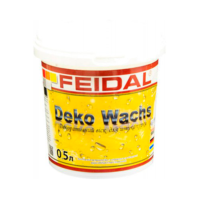 Віск для декоративних штукатурок Feidal Deko Wachs 0,5л FDW05 фото