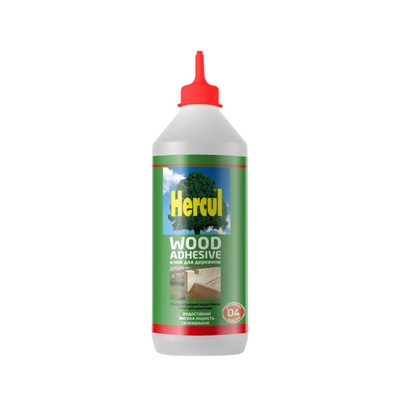 Клей для дерева вологостійкий HERCUL WOOD D4 0.5л HG360 фото