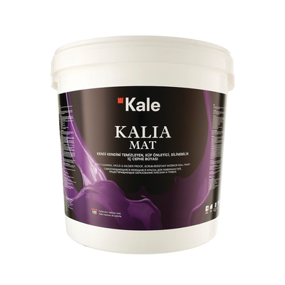 Силіконова фарба для стін та стелі Kale Kalia Mat матова 2.5л KKM25 фото