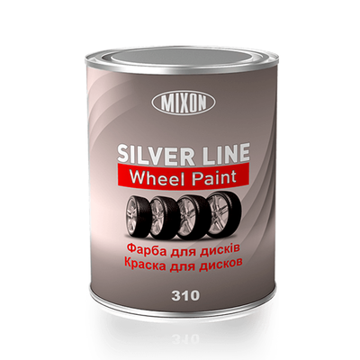 Краска для колесных дисков MIXON WHEEL PAINT Серебряная 0,75л 310-01-08 фото