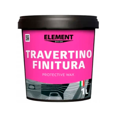 Декоративный воск Element Decor Travertino Finitura 1л EDTF1 фото