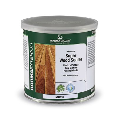 Грунт для богатых танином пород древесины Borma Wachs Super Wood Sealer 0.5л (разлив) NAT 4090-S фото
