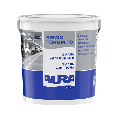 Акрилова емаль для підлоги Aura Remix Forum 70 глянсова 2.2л RF70-2 фото