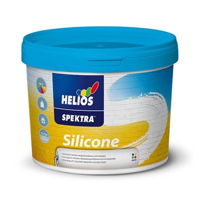 Фасадна силіконова фарба Helios Spektra Silicone 2л HSI-2 фото