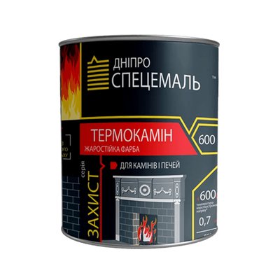 Термостійка емаль +600 DSE Термокамін срібляста 0.2кг DSE-1TB фото
