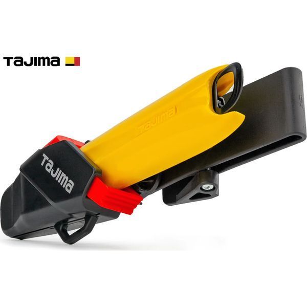 Нож строительный сегментный TAJIMA DC-L500YSFBL с кобурой 18 мм. автоматический фиксатор 1101-1703 фото