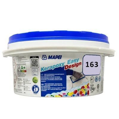 Епоксидна фуга для швів Mapei Kerapoxy Easy Design 163 світло-ліловий 1.5кг MKD1631 фото