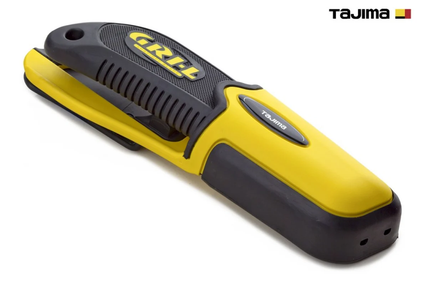 Ніж будівельний сегментний TAJIMA LC560YHSBL із кобурою 18 мм автоматичний фіксатор GRI 560 1101-1705 фото