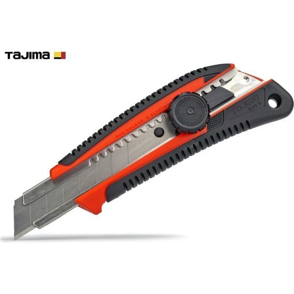 Нож строительный сегментный TAJIMA LC561RHSBL с кобурой 18 мм винтовой фиксатор GRI 561 1101-1706 фото
