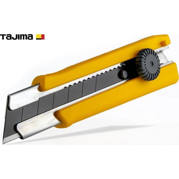 Нож строительный сегментный TAJIMA LC650B 25 мм винтовой фиксатор 1101-0200 фото