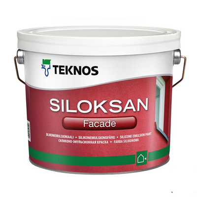 Фасадна фарба Teknos Siloksan Facade 2.7л TSF1 фото
