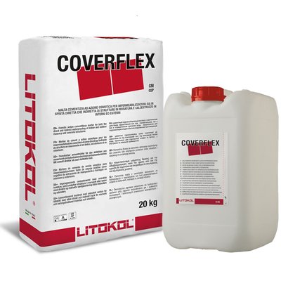 Двокомпонентна гідроізоляція Litokol Coverflex A + B 30кг LC-30 фото