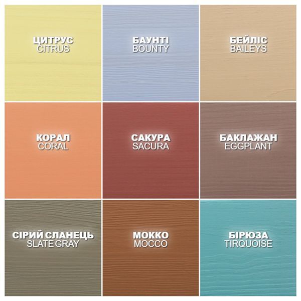 Фарба-антисептик для дерева Bionic House Pastel Wood Color Арктик (Arctic) 0,8л BHPWCArctic-08 фото
