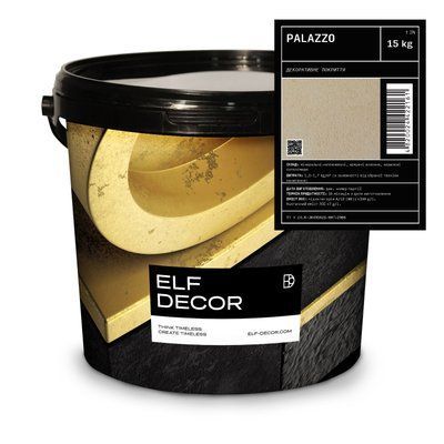 Декоративна штукатурка Elf Decor Palazzo 15кг EDP-15KG фото
