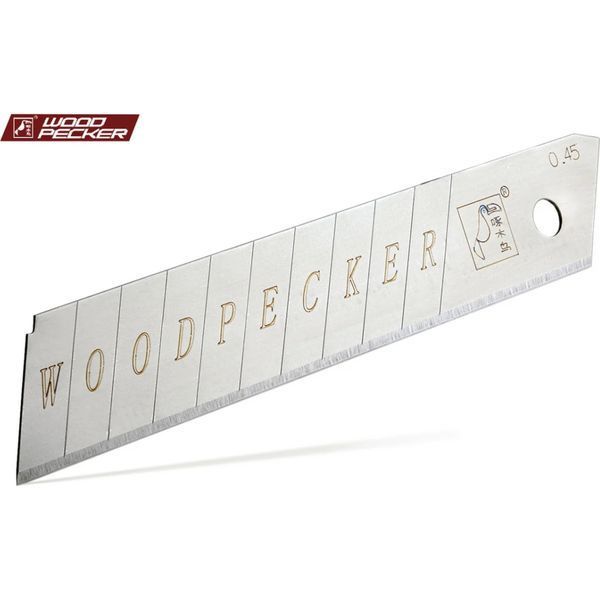 Леза для будівельного ножа 18 мм Woodpecker FD-09B сірі FD-09B фото