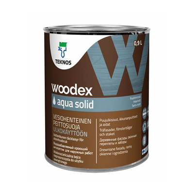 Антисептик для дерева Teknos Woodex Aqua Solid білий 0.9л TWAS1 фото