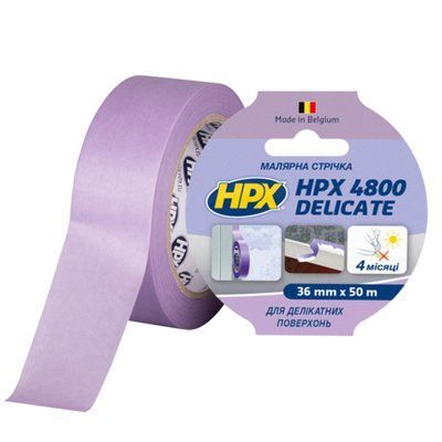 Малярна стрічка HPX 4800 Delicate 36мм х 50м PW3850 фото