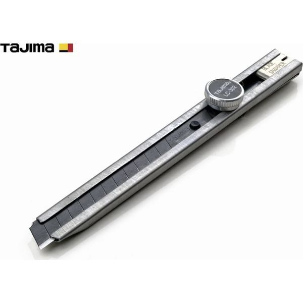 Ніж будівельний сегментний TAJIMA LC302B 9 мм гвинтовий фіксатор 1101-0006 фото