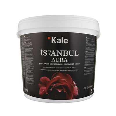 Декоративна штукатурка Kale Istanbul Aura White китайський шовк 5кг KIAW5 фото
