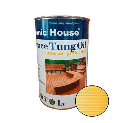 Терасна тунгова олія Bionic House Terrace Tung Oil прозорий 1л BTTO-1 фото
