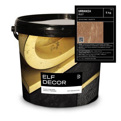 Декоративна штукатурка Elf Decor Urbania Rust 5кг EDUR-5KG фото