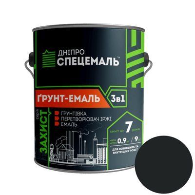 Грунт-емаль 3 в 1 DSE RAL 7016 25кг DSE-3516 фото