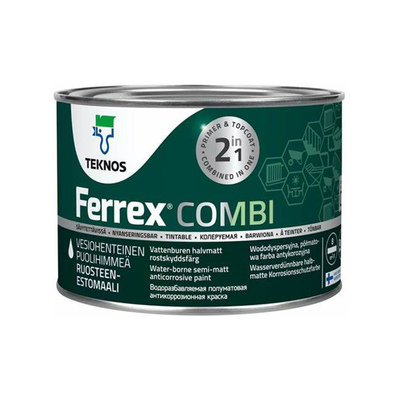 Акрилова фарба антикорозійна Teknos Ferrex Combi 0.45л TFC1 фото