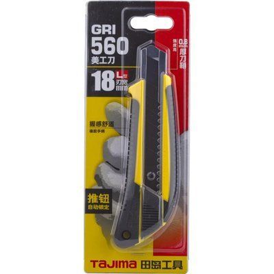 Ніж будівельний сегментний TAJIMA LC560B 18 мм автоматичний фіксатор 1101-0214 фото